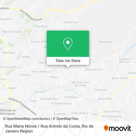 Rua Maria Nicole / Rua Arlindo da Costa map