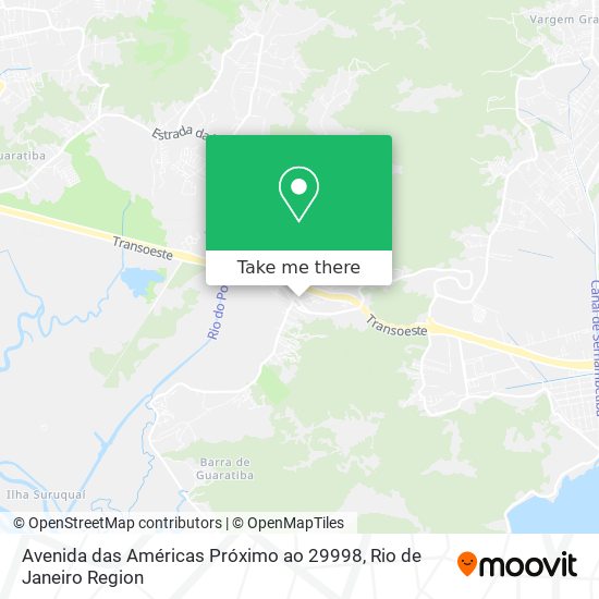 Mapa Avenida das Américas Próximo ao 29998
