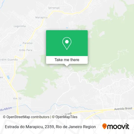 Estrada do Marapicu, 2359 map