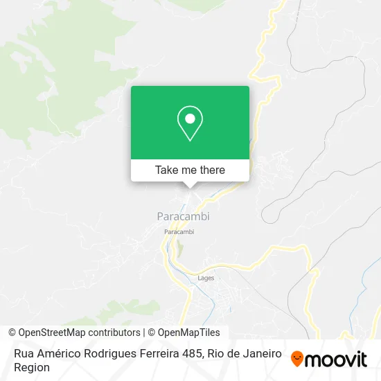 Rua Américo Rodrigues Ferreira 485 map
