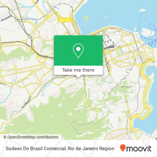 Sodexo Do Brasil Comercial map