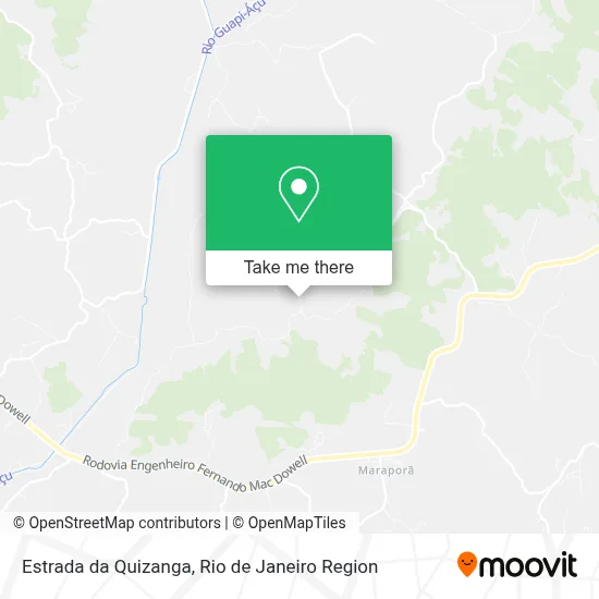 Estrada da Quizanga map