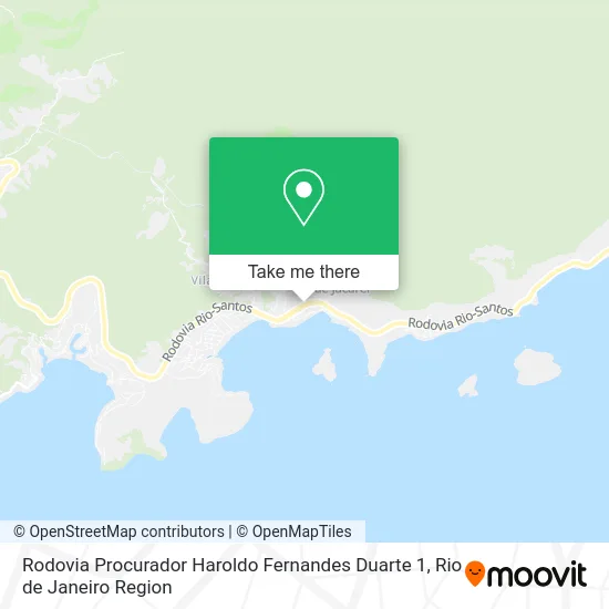 Rodovia Procurador Haroldo Fernandes Duarte 1 map