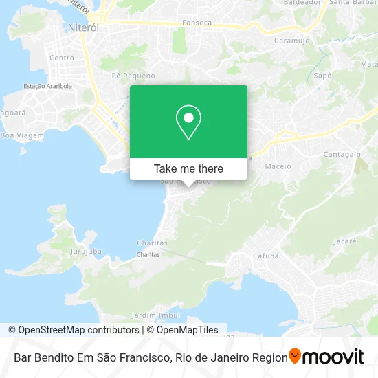 Bar Bendito Em São Francisco map