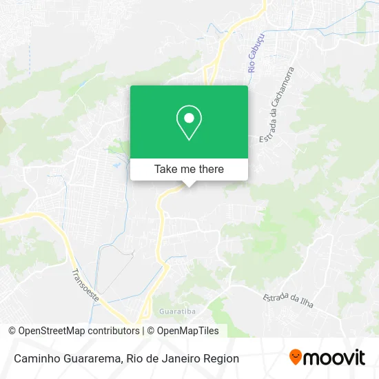 Caminho Guararema map