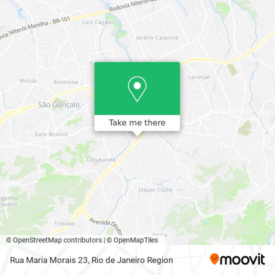 Mapa Rua Maria Morais 23