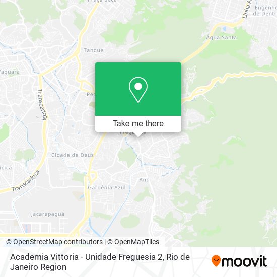 Academia Vittoria - Unidade Freguesia 2 map