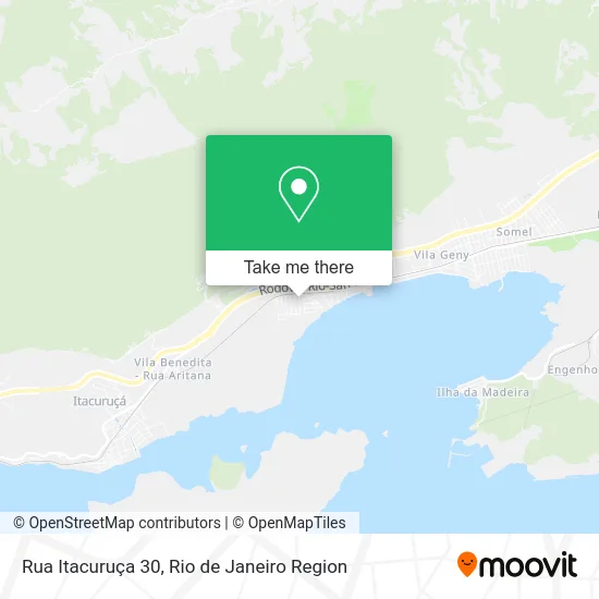 Rua Itacuruça 30 map