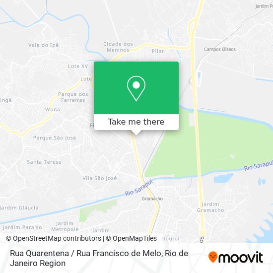 Rua Quarentena / Rua Francisco de Melo map