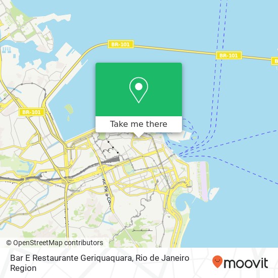 Mapa Bar E Restaurante Geriquaquara