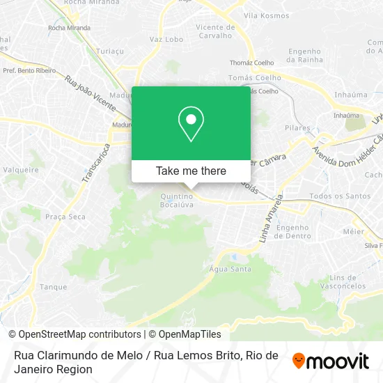 Rua Clarimundo de Melo / Rua Lemos Brito map