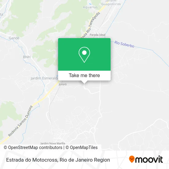 Estrada do Motocross map