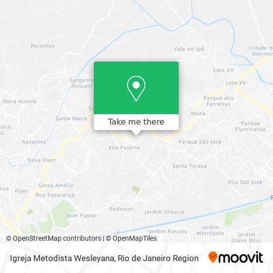 Igreja Metodista Wesleyana map