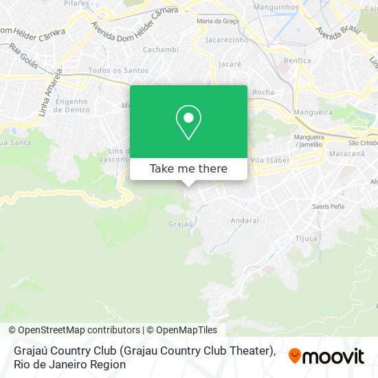 Mapa Grajaú Country Club (Grajau Country Club Theater)