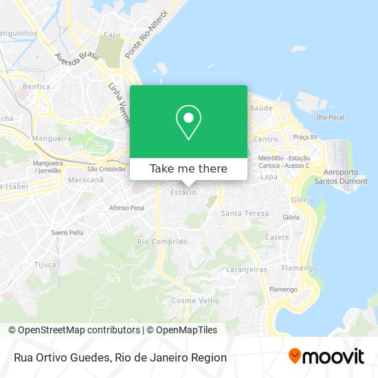 Mapa Rua Ortivo Guedes