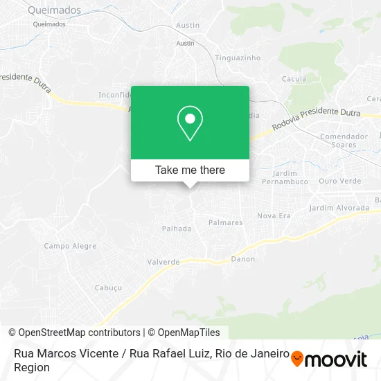 Rua Marcos Vicente / Rua Rafael Luiz map