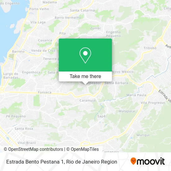 Estrada Bento Pestana 1 map