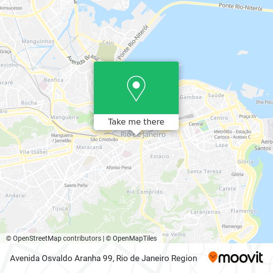 Mapa Avenida Osvaldo Aranha 99