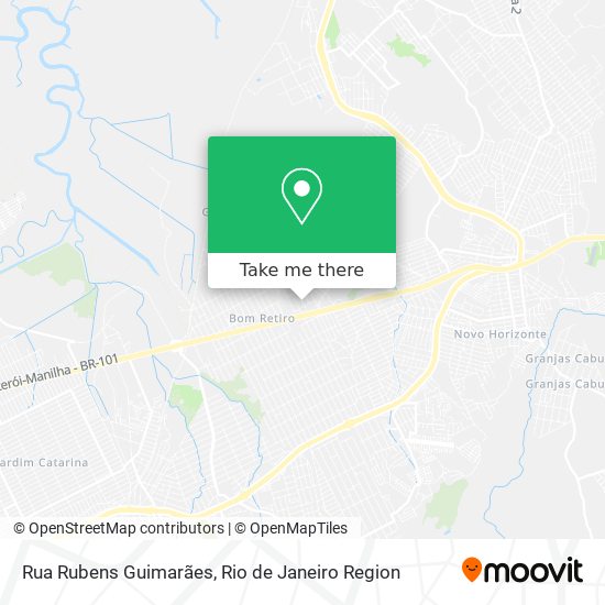 Rua Rubens Guimarães map