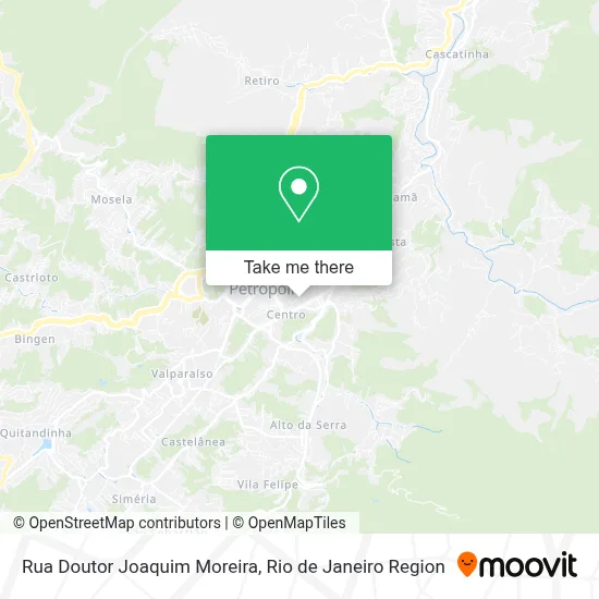 Rua Doutor Joaquim Moreira map