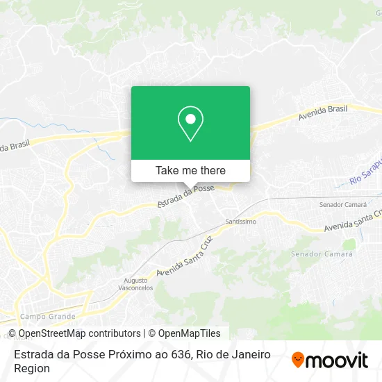 Estrada da Posse Próximo ao 636 map