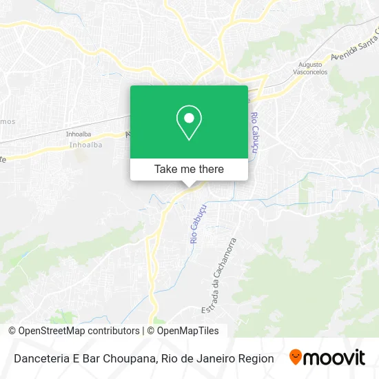 Danceteria E Bar Choupana map