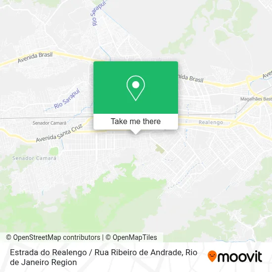 Estrada do Realengo / Rua Ribeiro de Andrade map