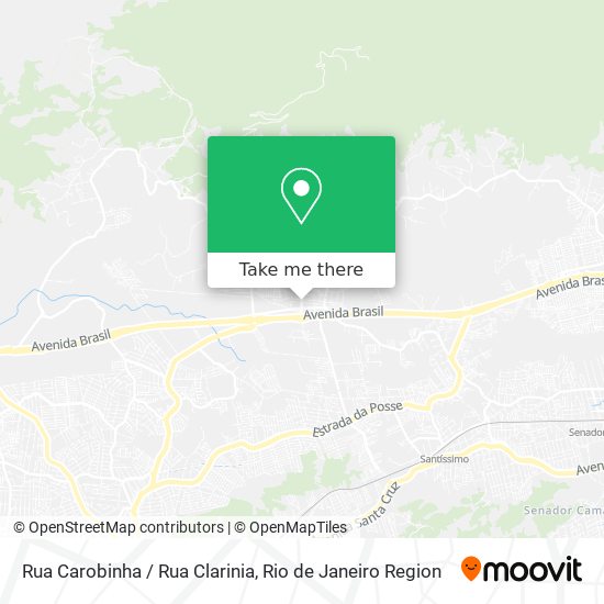 Rua Carobinha / Rua Clarinia map