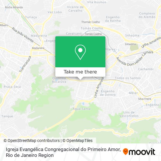 Mapa Igreja Evangélica Congregacional do Primeiro Amor