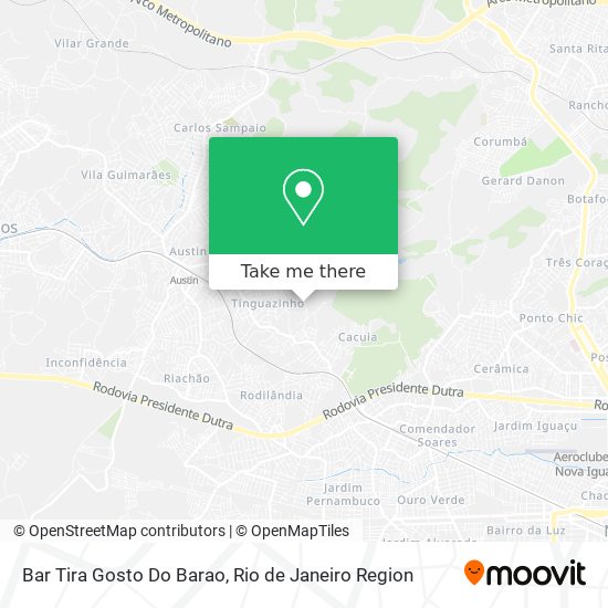 Bar Tira Gosto Do Barao map