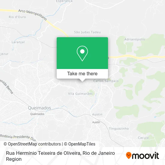 Rua Hermínio Teixeira de Oliveira map
