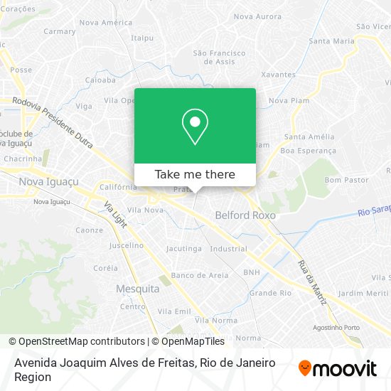 Avenida Joaquim Alves de Freitas map