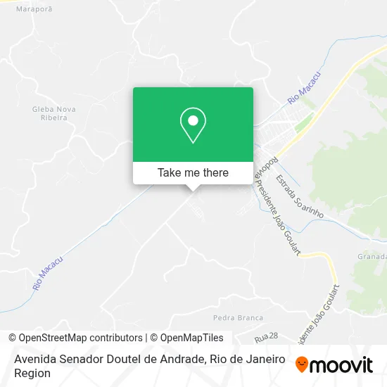 Avenida Senador Doutel de Andrade map