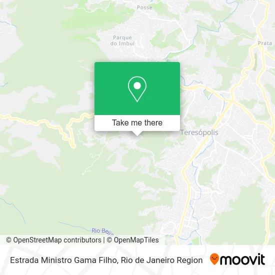 Estrada Ministro Gama Filho map