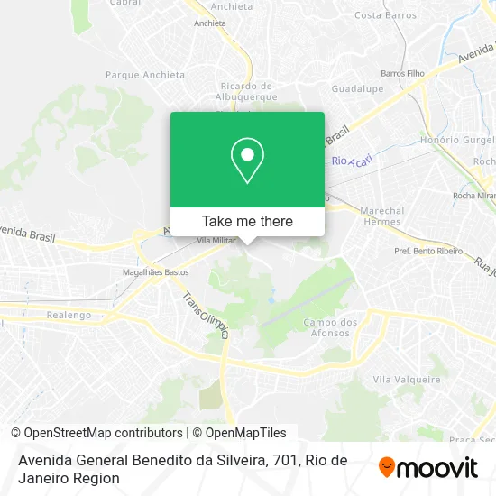 Avenida General Benedito da Silveira, 701 map
