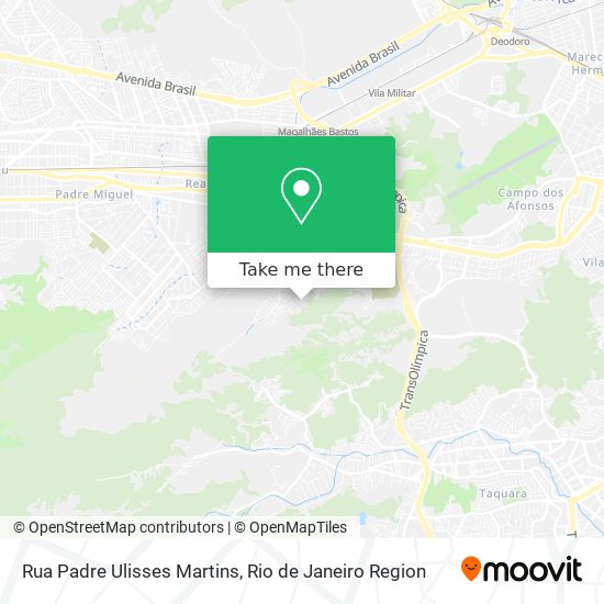 Rua Padre Ulisses Martins map