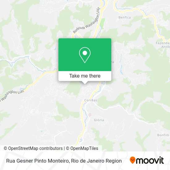 Rua Gesner Pinto Monteiro map