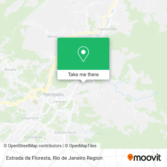 Estrada da Floresta map