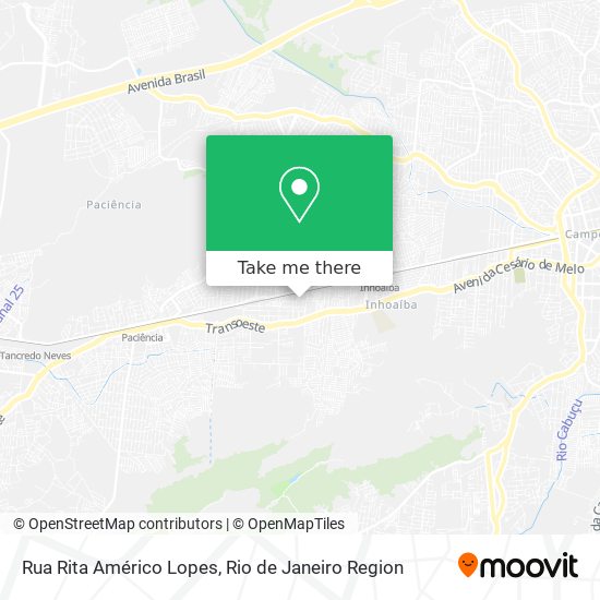 Rua Rita Américo Lopes map