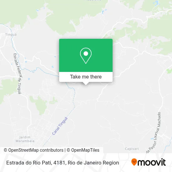 Estrada do Rio Pati, 4181 map