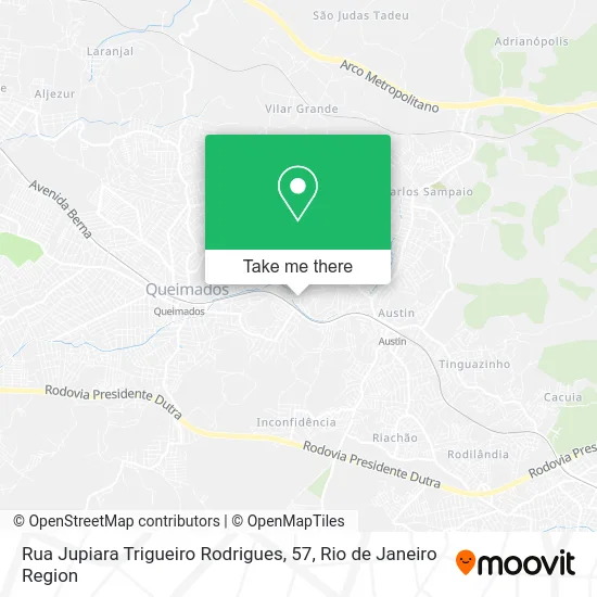 Rua Jupiara Trigueiro Rodrigues, 57 map