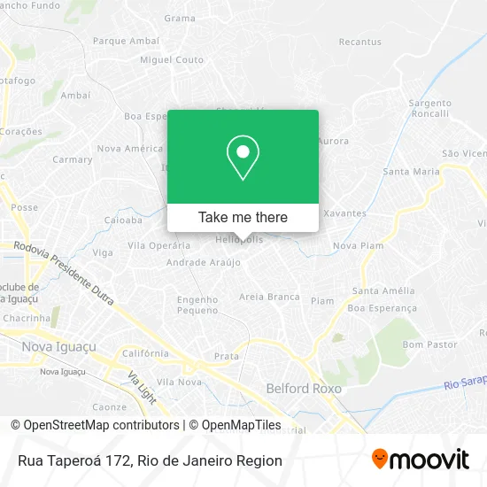Rua Taperoá 172 map