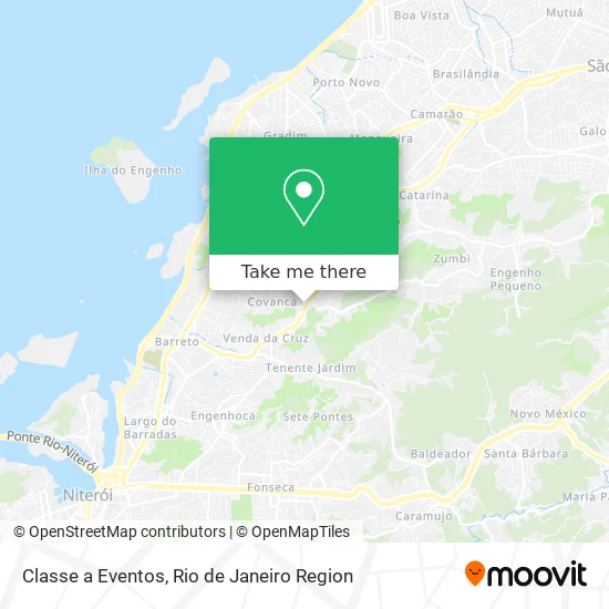 Classe a Eventos map