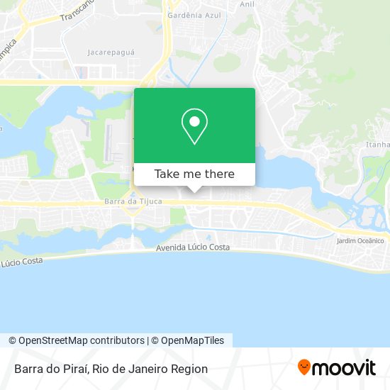 Barra do Piraí map