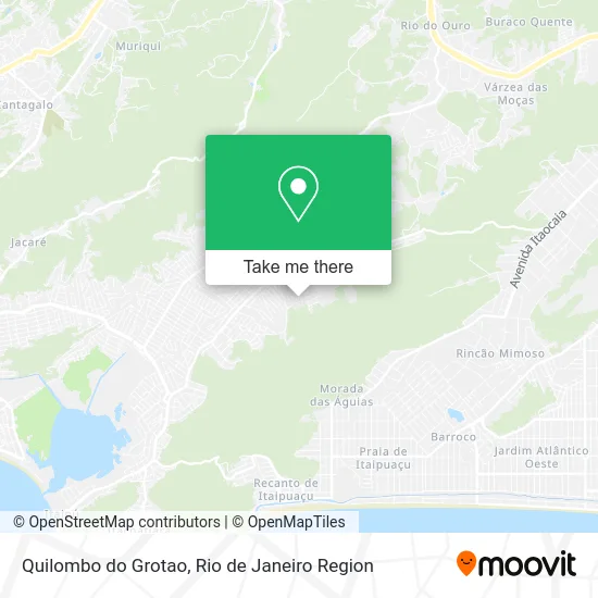 Quilombo do Grotao map