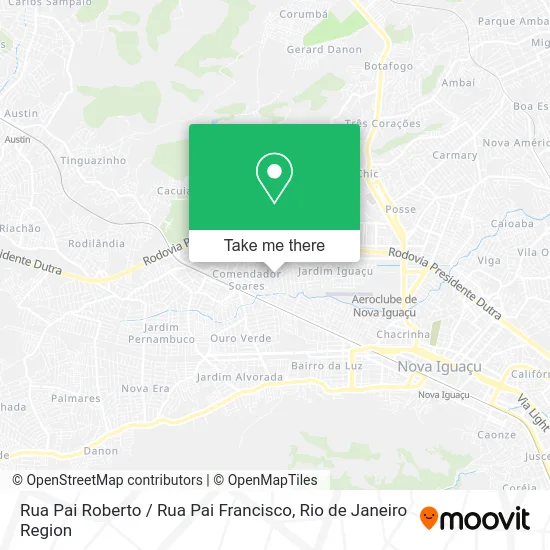 Rua Pai Roberto / Rua Pai Francisco map