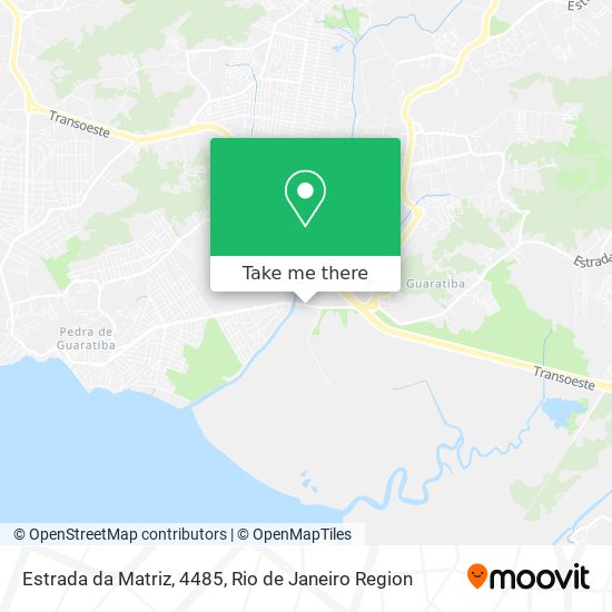 Estrada da Matriz, 4485 map
