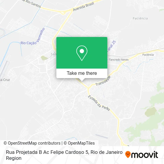 Rua Projetada B Ac Felipe Cardoso 5 map