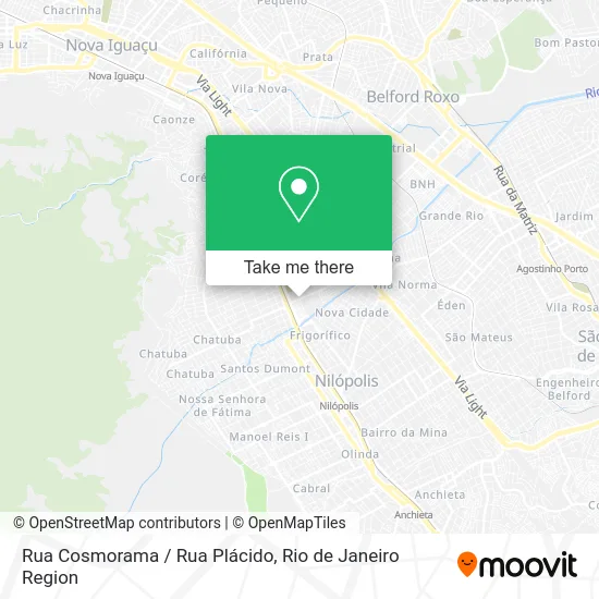 Rua Cosmorama / Rua Plácido map
