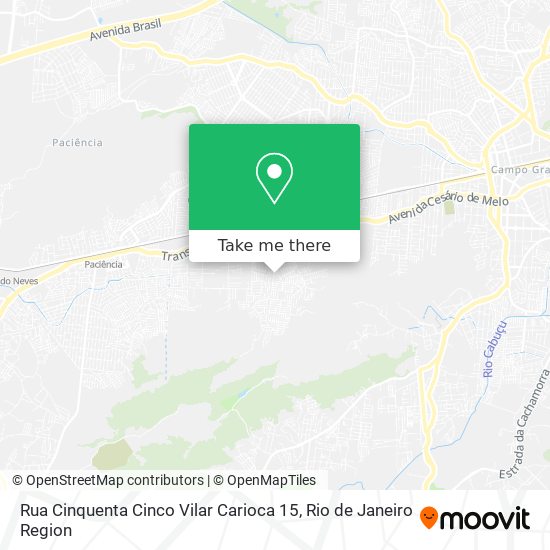 Mapa Rua Cinquenta Cinco Vilar Carioca 15